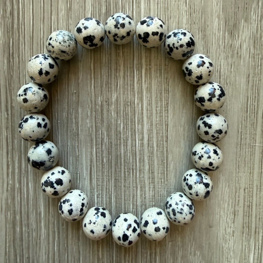 Conscious Items - Emotional Detox - Dalmatian Jasper Bracelet